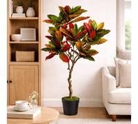 Leaf 130Cm Artificial Codiaeum Multicoloured Tree