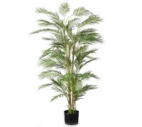 Leaf 180cm Areca Palm Artificial UV Resistant in Green Leaf Green