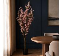 Leaf 180Cm Artificial Pink Cherry Tree Premium