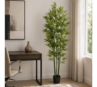 Leaf 180cm Natural Green Bamboo Artificial Premium Leaf Green