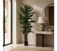 Leaf 200Cm Artificial Fire Retardant Natural Bamboo Tree Premium