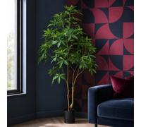 Leaf 210Cm Artificial Money Tree Pachira Realistic Faux Tree Premium
