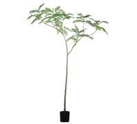 Leaf 240cm Artificial Jacaranda Realistic Artificial Tree in Green Leaf Green