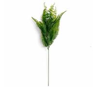 Leaf 50cm Artificial Fern Mixed Foliage Spray Stem