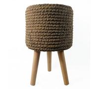 Leaf 53Cm X 32Cm Seagrass Style Composite Large Planter