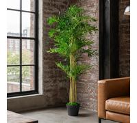 Leaf (5Ft) Natural Look Artificial Bamboo Plants Trees - Xl 150Cm