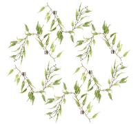 Leaf 6 X 125Cm Artificial Hanging Trailing Fern Plant Premium
