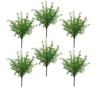 Leaf 6 x 45cm Artificial Asparagus Fern Plant in Green | Size: 6 x 45 cm Leaf Green 6 x 45 cm