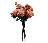 Leaf 6 x 60cm Peony Artificial Flower Pink | Size: 6 x 60 cm Leaf Pink 6 x 60 cm