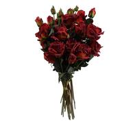 Leaf 6 x 60cm Red Rose Artificial Flowers | Size: 6 x 60 cm Leaf Red 6 x 60 cm