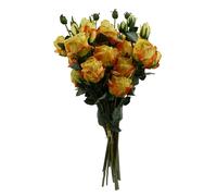Leaf 6 x 60cm Yellow Rose Artificial Flower Sprays - 24 Flowers 18 Buds - 60cm - Yellow - 6 x 60cm Rose Yellow