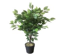 Leaf 60cm Artificial Ficus Tree / Plant - Large Bushy Shape in Green Leaf Green