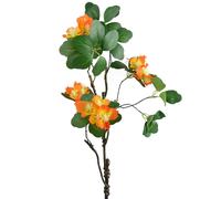 Leaf 60cm Artificial Flower Foliage Spray Orange Leaf Orange