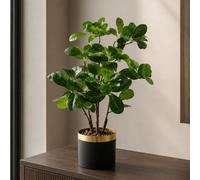 Leaf 60Cm Artificial Tropical Bonsai Ficus Tree