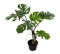 Leaf 65Cm Artificial Twisted Stem Monstera Plant