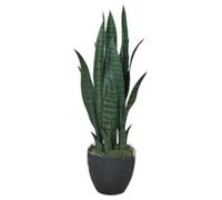 Leaf 70cm Artificial Sansevieria Dark Green - 70cm - 70cm - Green
