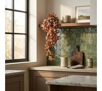 Leaf 70Cm Artificial Trailing Spray Stem Dusty Orange