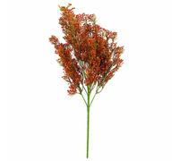 Leaf 75Cm Artificial Coral Berry Spray Bush Stem