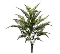Leaf 78cm Fire Retardant Artificial Fern Foliage Branch in Green Leaf Green