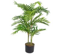 Leaf 80cm Premium Artificial Mini Palm Tree with pot in Green Leaf Green