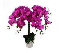 Leaf 85Cm Artificial Deluxe Xl Orchid - Dark Pink