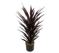 Leaf 85Cm Dark Red Yucca Plant Artificial