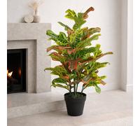 Leaf 90Cm Artificial Codiaeum Multicoloured House Plant - Large