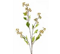 Leaf 90Cm Artificial Yellow Berry Stem