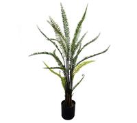 Leaf 90cm UV Resistant Artificial Boston Fern Plant in Green Leaf Green