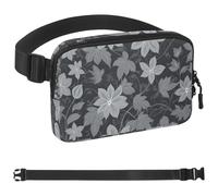 Leaf Art-492 Unisex Style Fanny Pack: Fashion Waist Packs, Crossbody Bags Sport Slim Fashionable for Jogging Hiking Hiker Woman Man, Multicolor, 1.5x9.0x5.9in/4x23x15cm