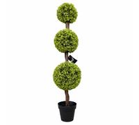 Leaf Artificial 120cm Green Triple Ball Topiary Tree Leaf Green