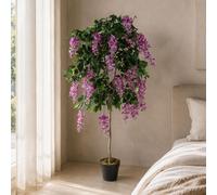 Leaf Artificial 150cm Light Pink Wisteria Tree Leaf Pink