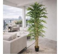 Leaf Artificial 180cm Bamboo Plants Trees Natural Green XL Leaf Green