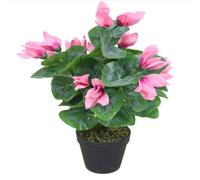 Leaf Artificial 38Cm Cylamen Plant Pink