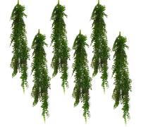 Leaf Artificial 6 X 100Cm Hanging String Of Pearls Fern Plant Dark Green