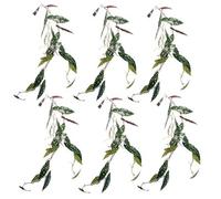 Leaf Artificial 6 X 110Cm Hanging Trailing Begonia Maculata Spotted Plant