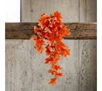 Leaf Artificial 70Cm Trailing Grape Ivy Plant Faux Hanging Foliage Orange