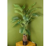 Leaf Artificial Areca Palm Tree Potted In Black Pot 150Cm Botanik