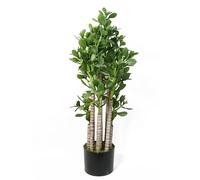 Leaf Artificial Bonsai Tree,Green Jade Plant,75cm