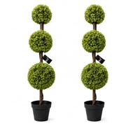 Leaf Artificial Boxwood Ball Trees