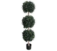 Leaf Artificial Boxwood Trees, 150cm UV Triple Ball, 150 cm