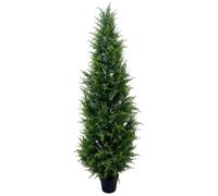 Leaf Artificial Cypress Confier Trees, 150cm Cedar UV, 150 cm