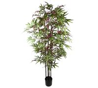 Leaf Artificial Fake Bamboo Tree Realistic Large Screening 6ft Botanik in Green Leaf Green