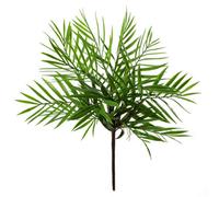 Leaf Artificial Fern Plant 40Cm Artificial Bamboo Palm Bush Plant