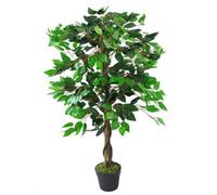 Leaf Artificial Ficus Tree Plant 110Cm Twist Ficus Plants