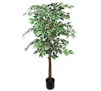 LeafDesign Artificial Ficus Tree 1008 – 150 cm – Silk Leaves – Green