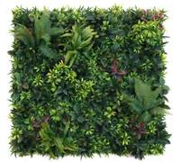 Leaf Artificial Green Wall Foliage Panels UK, 100cm Woodland Fern UV, 100 cm