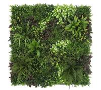 Leaf Artificial Green Wall Panels UK, 100cm Exotic Foliage UV, 100 cm