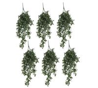 Leaf Artificial Hanging Plants Multipacks Fire Resistant UV Resistant, 6 X 68cm Peperomia