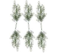 Leaf Artificial Hanging Plants Multipacks Fire Resistant UV Resistant, 6 X 75cm Trailing Pearls